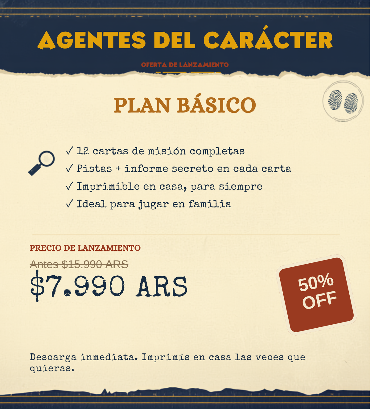 Agentes del Carácter — Plan Básico