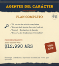 Agentes del Carácter — Plan Completo